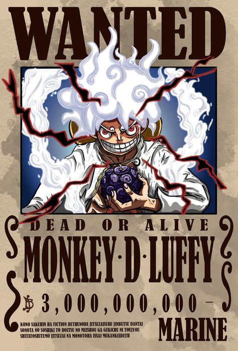 Luffy Bounty, Monkey D Luffy Gear 5, One Piece Gear 5, Monkey D Dragon, Cute Panda Cartoon, One Piece Bounties, One Piece Photos, Monkey 3, Luffy Gear 5