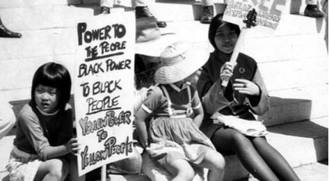 Community Village, Society Problems, Yellow Peril, Model Minority, Black Panther Party, Japanese American, Civil Rights Movement, Power To The People, Asian American