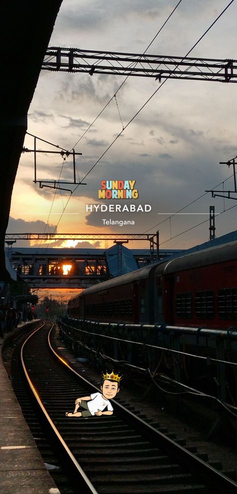 #snapchat #travel #railway Hyderabad Railway Station Snap, Pranks Pictures, Boyfriend Pranks, Food Snap, Boyfriend Pranks Pictures, Original Iphone Wallpaper, Mood Instagram, Couple Images, Cute Love Couple Images