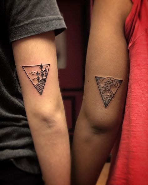 Best buds tattoos. *not my design* Thanks @caylajacober!! #bestfriendtattoos #bestfriends #friendtattoos #friends #friendshiptattoo #tattoo… Best Buds Tattoo, Hell Or High Water Tattoo, Hell Or High Water, Vogel Tattoo, Back Of Arm Tattoo, Tattoo Placements, Matching Best Friend Tattoos, Roman Numeral Tattoos, Water Tattoo