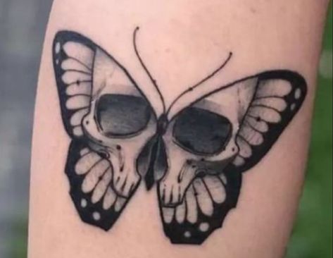 Goth Butterfly Tattoo, Arm Sleeve, Butterfly Tattoo, Future Tattoos, Anime Wallpaper, Tattoo Ideas, Tattoos, Anime, Quick Saves