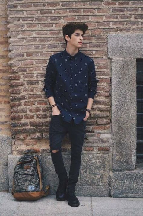 Summer School Outfits - 30 School Outfit Ideas for Boys | Realityrefinement.com Outfit Ideas For Boys, Boys School Outfits, School Outfit Ideas, Mens Photoshoot Poses, Summer School Outfits, Teen Boy Outfits, Men Photoshoot, Men Photography