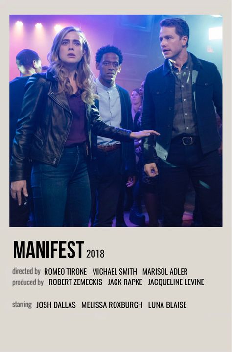 Manifest Movie Poster, Manifest Polaroid Poster, Manifest Movie, Manifest Serie, Manifest Series, J R Ramirez, Minimalistic Polaroid Poster, Michaela Stone, Manifest Poster