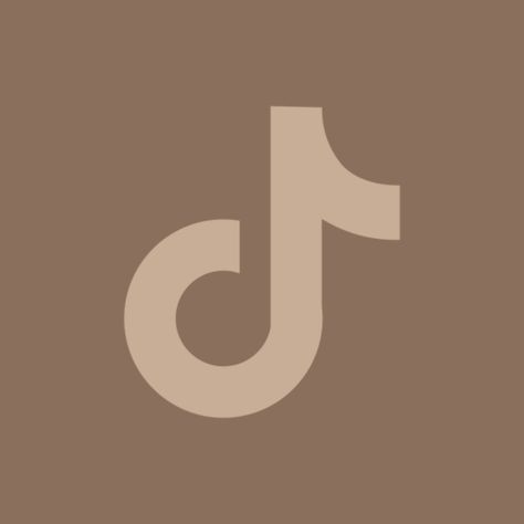 Tiktok Brown Logo, Beige Tiktok Icon, Brown Target App Icon, Aesthetic App Icons Brown Tiktok, Light Brown Logos For Apps, Iphone Apps, Vimeo Logo, Iphone Background, App Icon