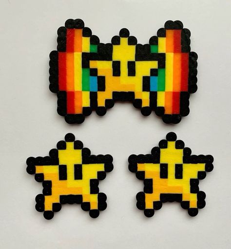 Perler Accessories, Galentines Gifts, Perler Crafts, Kandi Patterns, Bead Sprite, Melty Beads, Iron Beads, Bead Ideas, Pixel Art Pattern