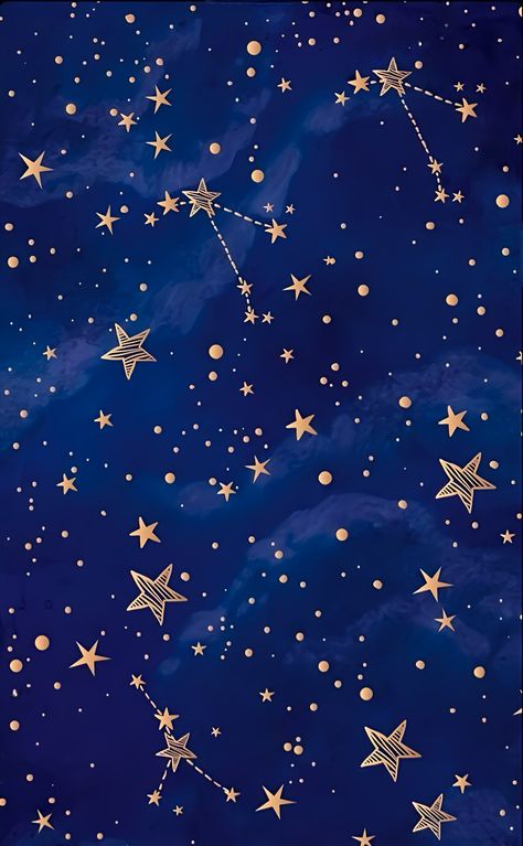 Shared via PhotoDirector Cute Star Wallpaper Aesthetic, Blue And Gold Stars Aesthetic, Star Drawing Background, Wallpapers Space Aesthetic, Planetary Wallpaper, Celestial Art Wallpaper, Celestial Background, Arpeggio Of Blue Steel, Constellation Stars