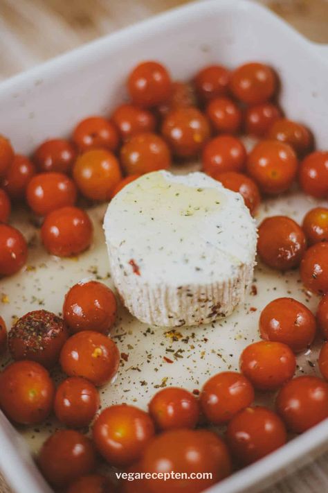 Dairy Free Boursin Pasta, Boursin Pasta Recipe Tiktok, Creamy Baked Boursin Pasta, Boursin Recipes Pasta, Creamy Boursin Pasta, Baked Boursin Pasta With Cherry Tomatoes, Tomato And Boursin Pasta, Boursin Tomato Pasta Recipe, Boursin Cheese Pasta Bake