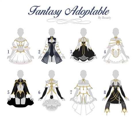 Fantasy Hair Color, Fantasy Outfits, Art Outfits, Fantasy Drawings, Fantasy Hair, Drawing Anime Clothes, Dress Design Sketches, Dress Sketches, Fantasy Places