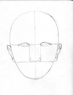 Face Proportions Drawing, Simple Face Drawing, Draw A Face, Facial Proportions, Face Proportions, Drawing Portraits, Drawing Tutorial Face, Girl Painting, Sketching Techniques