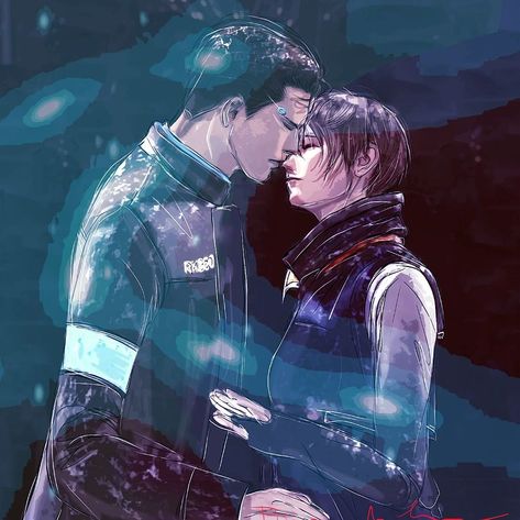 Simona Fiammah Price on Instagram: “DETROIT BECOME HUMAN Connor x Kara Thanks a mods of vrtuellereality! Ispired of the ending of dbh with Markus and North. I desire so much…” Connor X Kara Detroit Become Human, Rk1000 Ship, Dbh Connor X Kara, Connor And Kara, Markus X Connor, Connor X Markus, Kara Detroit Become Human, Connor Rk800, Cosmic Comics