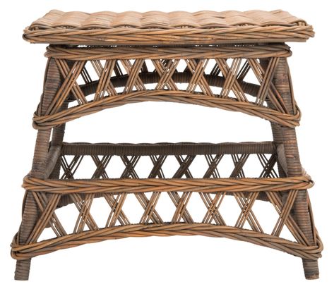 SEA7027A Accent Tables, Nightstands - Furniture by Safavieh Safavieh Furniture, Natural Furniture, Woven Rattan, Wood Dust, Rustic Feel, Vintage Shop, Country Cottage, Accent Furniture, Wood Colors