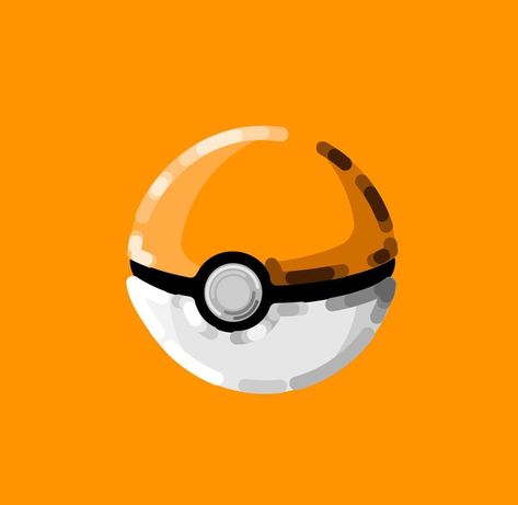 Pokeball - Orange, Pokemon Orange Pokemon, Orange Icons:), Mood Wallpaper, Pokemon Go, Iphone Wallpaper, Ghost, Pokemon, Orange, Halloween