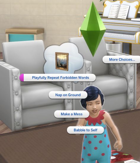 Mod The Sims - Let Toddlers Swear: Forbidden Words Interaction for Toddlers Sims 4 Toddler Mods, Sims School, Los Sims 4 Mods, Sims Baby, Sims 4 Traits, Play Sims 4, Sims Packs, Sims 4 Children, Sims 4 Game Mods