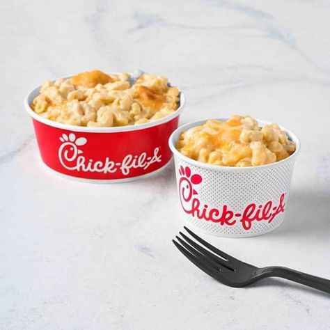 Easy Mac N Cheese, Cheese Packaging, 3 Year Anniversary, Fast Food Chains, Mac N Cheese Recipe, Food Goals, Chick Fil A, Mac N Cheese, Cheese Recipes