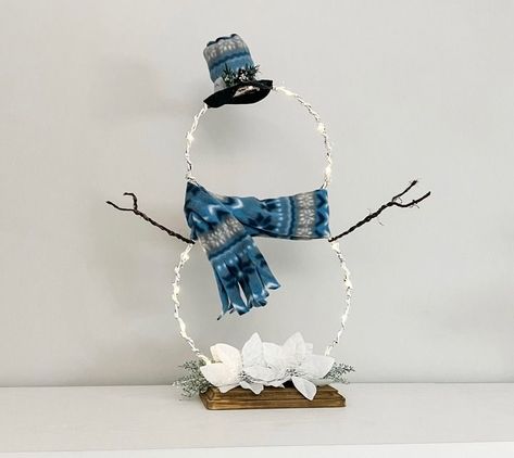 Dollar Tree Snowman DIY | ⛄️ Dollar Tree Snowman DIY. ⛄️ | By We Craft Around | Facebook Dollar Tree Winter Crafts, Dollar Tree Fish Bowl Snowman, Dollar Tree Snowman Wire Frame, Fish Bowl Snowman Dollar Stores, Dollar Tree Snowman Wire Wreath, Dt Snowman Wire Wreath, Dollar Tree Snowman, Snowman Diy, Ornament Snowman