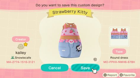 not mine! just saving on here so i dont lose the code :] #animalcrossing #newhorizons #acnh #dress #qrcode #code #game #pink #hellokitty #croptop Gyaru Acnh Codes, Acnh Kpop Code, Acnh Pink Outfit Code, Acnh Y2k Clothes Codes, Acnh Y2k Clothes, Acnh Pink Dress, Animal Crossing Design Codes Clothes Y2k, Acnh Y2k, Acnh Dress