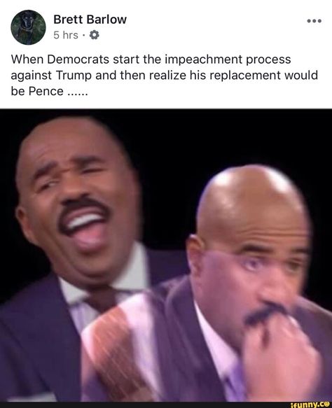 When Democrats start the impeachment process against Trump and then realize his replacement would be Pence ...... – popular memes on the site iFunny.co #mikepence #politics #when #democrats #start #process #trump #then #realize #replacement #pence #pic Cad Bane, School Tomorrow, Cabin Fever, Lost City, Best Memes, Popular Memes, Dankest Memes, That Way, I Laughed