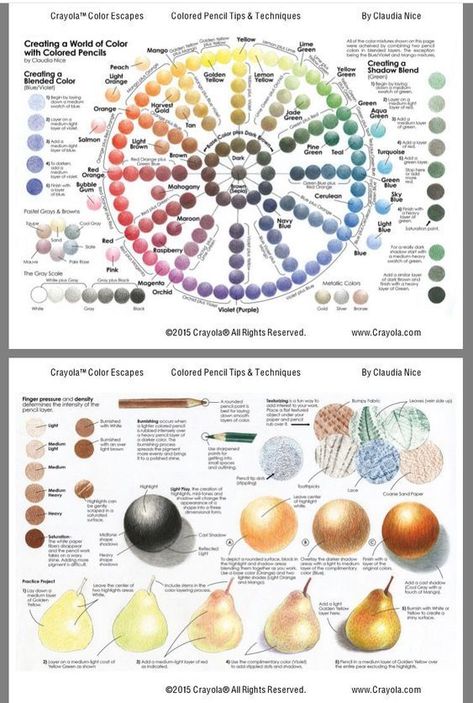 Color Theory Art, Blending Colored Pencils, Colored Pencil Tutorial, Art Worksheets, Coloring Tips, Colour Pencil, Colored Pencil Techniques, Pencil Crayon, Coloring Tutorial