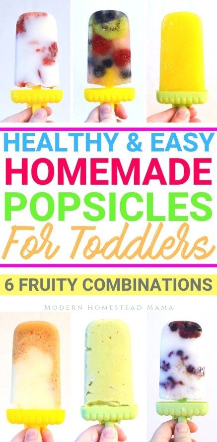 Popsicles For Toddlers, Home Made Popsicles Healthy, Healthy Popsicles, Modern Homestead, Fruit Popsicles, Homemade Popsicles, Baby Snacks, Popsicle Recipes, Toddler Snacks