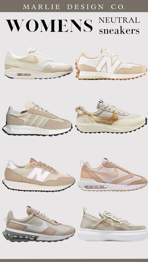 Women Neutral Sneakers, Neutral Nike Sneakers, Neutral Color Sneakers Women, Neutral Running Shoes Woman, Women’s Neutral Sneakers, Sneakers Neutral, Nike Air Max Sneakers, Neutral Sneakers, Fall Sneakers