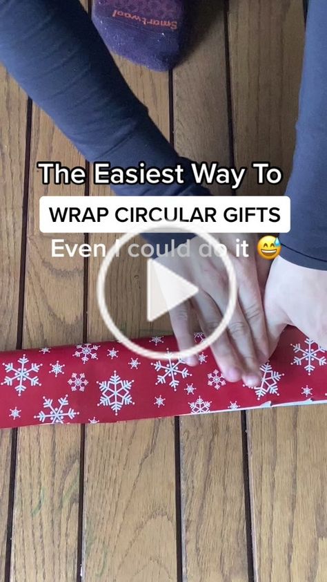 Jessica Haizman | Home Tips (@jessicahaizman) has created a short video on TikTok with music Jingle Bells. | Over 6 million on my last wrapping video, so here is more! #wrappinggifts #wrapping #presents #holidaytiktok #holidayseason #organizeit #cleanhome #fy | WRAP CIRCULAR GIFTS | Even I could do it 😅 | The Easiest Way To | ... Wrapping Presents, How To Wrap, Home Tips, Diy Gift Wrapping, Christmas Wrapping, Jingle Bells, Short Video, My Last, Christmas Presents