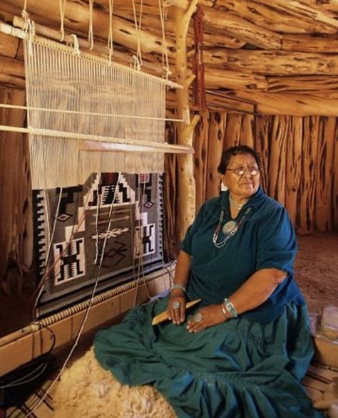 Native American Weaving, Navajo Hogan, Navajo Weaver, Native American Rug, Navajo Women, Native American Rugs, Navajo Weaving, Minnetonka Moccasins, First Peoples