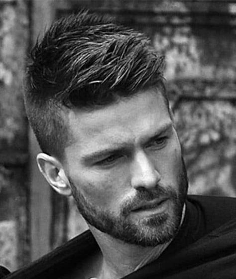 40 Spiky Hairstyles For Men - Bold And Classic Haircut Ideas Spiked Hairstyles, Medium Straight Hair, Short Hair Straight, Haircuts Short Hair, Best Fade Haircuts, Short Spiky Haircuts, Mens Haircuts Short Hair, Anti Frizz Hair, Classic Haircut