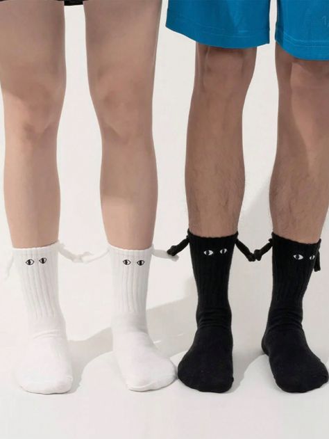 Socks Holding Hands, Socks That Hold Hands, Long Socks Outfit Men, Socks Outfit Men, Couple Socks, Hand Socks, Sushi Design, Hold Hands, Sock Outfits