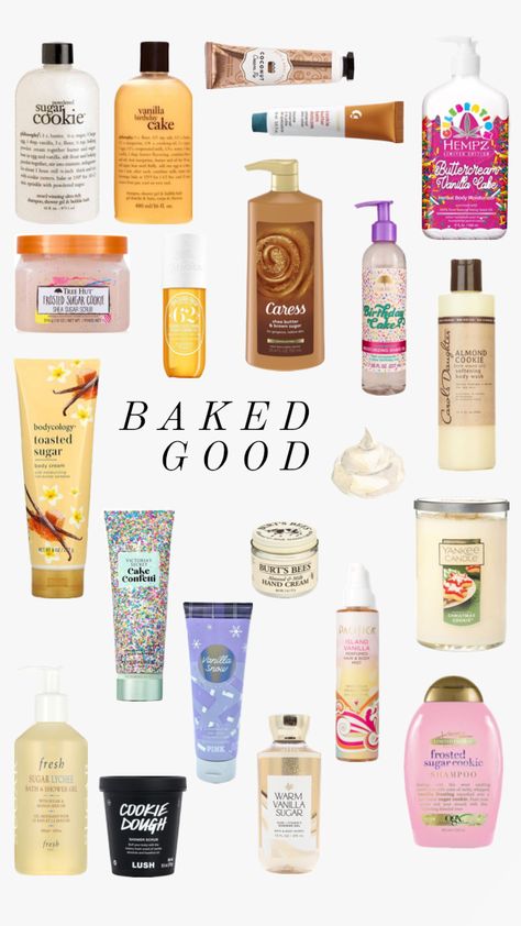 smell like a sugar cookie #aesthetic #selfcare #moodboards Sugar Cookie Aesthetic, Cookie Aesthetic, Aesthetic Selfcare, Perfume Organization, Perfume Collection Fragrance, Bath And Body Works Perfume, Shower Skin Care, Body Smells, Perfect Skin Care Routine