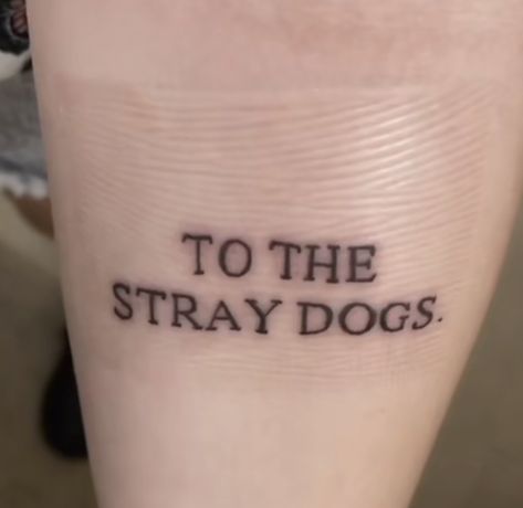 To The Stray Dogs, Remembrance Tattoos, Female Sleeve, Tattoo Black, Dream Tattoos, Bongou Stray Dogs, Dog Tattoos, Anime Tattoos, Stray Dogs Anime