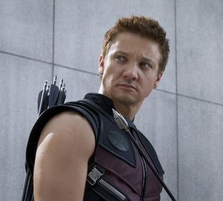 did I pin this already?? Jeremy Renner Avengers, Marvel Universe Characters, Hawkeye Avengers, Youre Mine, Jeremy Renner, Feeling Down, Avengers Assemble, The Way You Are, Hawkeye