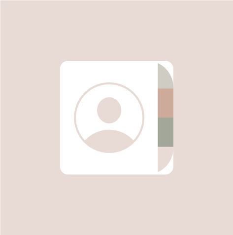 IOS14 Icon neutral aesthetic Contact Contacts Icon Aesthetic Beige, Contact Icon Aesthetic, Aesthetic Contacts Icon, Contacts Icon Aesthetic, Contact Aesthetic, Icon Contact, Contacts App Icon, Iphone Contacts, Contacts Icon