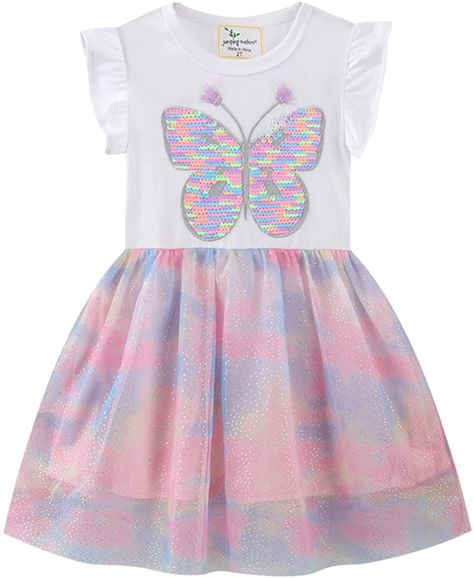 Butterfly Pattern Dress, Childrens Party Dresses, Dresses For Toddlers, Toddler Girl Shorts, Outfits Mit Shorts, Girls Tutu Dresses, Frocks For Girls