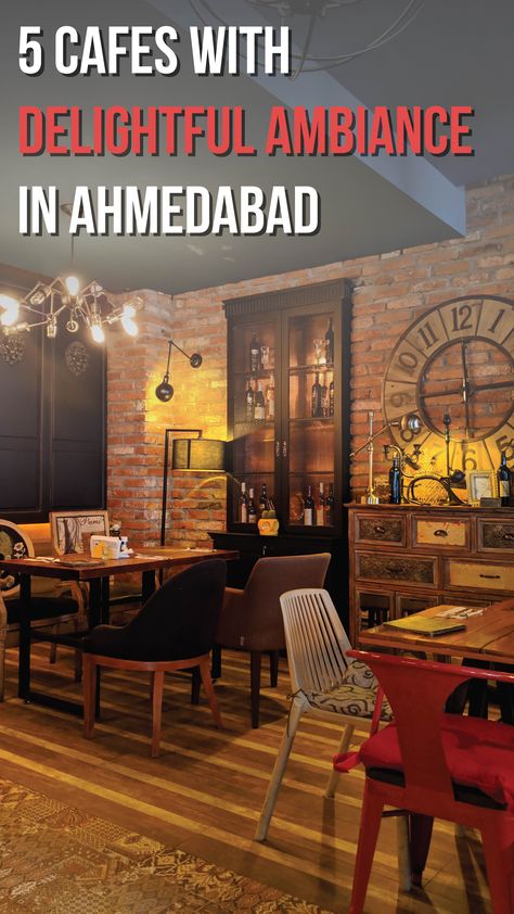 Best Cafe In Ahmedabad, Cafe In Ahmedabad, Rajasthan Trip, Cafe Culture, Fun Factory, Unique Restaurants, Family Restaurants, Cool Cafe, The Cafe