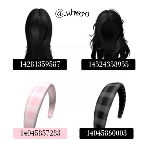 Roblox Hair, Pelo Cafe, Bloxburg Decals Codes Aesthetic, Black Wavy Hair, Hair Codes, Coding Shirts, Black Hair Roblox, Roblox 3, Aesthetic Roblox Royale High Outfits