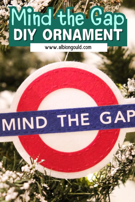 Discover how to make a delightful "Mind the Gap" felt ornament inspired by the London Underground. This simple craft uses basic materials and provides a fun way to showcase your love for the city. This unique ornament makes an ideal gift for anyone who enjoys London-themed decor and creative projects. London Ornaments, Felt Glue, Felt Ornament, Simple Craft, Mind The Gap, Unique Ornament, London Underground, Themed Decor, Iron On Vinyl