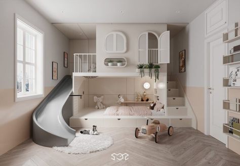 12503. Download Free Children Room Interior Model by Bui Anh Tu Playroom Idea, Kids Shared Bedroom, Interior Model, Kids Room Interior Design, Kids Bedroom Inspiration, Kids Bedroom Designs, Baby Room Inspiration, Kids Bedroom Design, Kids Room Inspiration