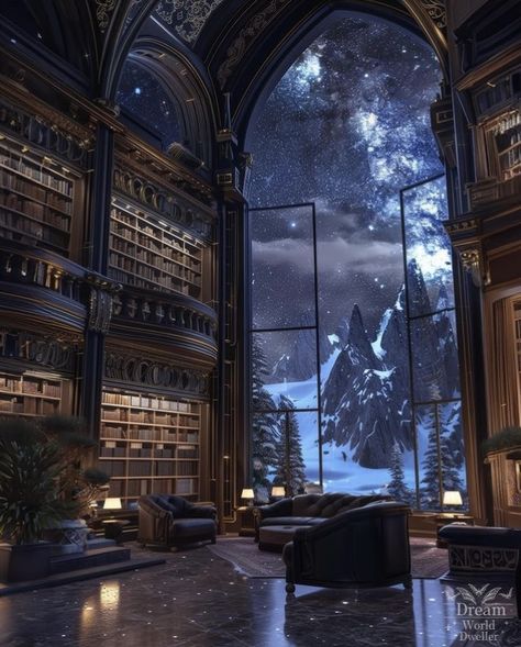 Dream Library, Fantasy Rooms, Library Aesthetic, A Court Of Wings And Ruin, Night Court, A Court Of Mist And Fury, Fantasy City, Fantasy House, Fantasy Places