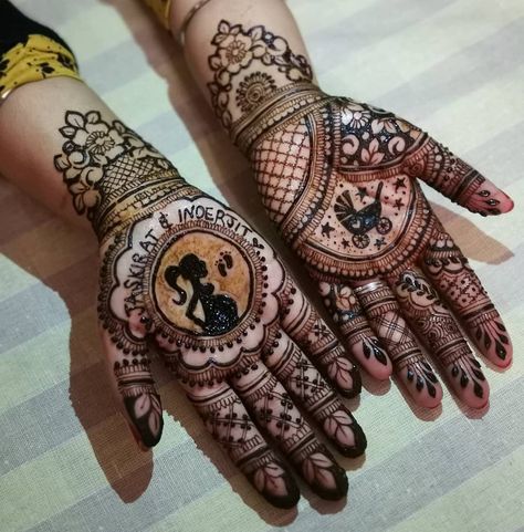 Baby Shower Mendhi Design, Pregnant Mehndi Designs, Seemantham Mehandi Designs Simple, Sreemantham Mehendi Designs, Mom To Be Mehndi Design, Mehndi Designs Baby Shower Hand, Mahendi Designs Baby Shower Mahendi Design, Srimantham Mehendi Designs, Seemantham Mehandi Designs