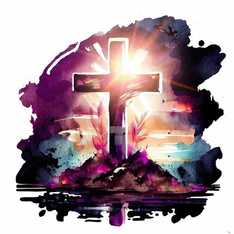 Christian Asthetic Picture, Word Pictures Art, Christian Graffiti, God Is Amazing, Pictures Of Jesus Christ, Pretty Backgrounds, Cross Art, Biblical Inspiration, Jesus Painting