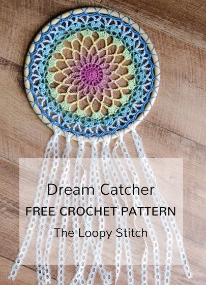 Crochet Dreamcatcher Pattern Free, Crochet Pictures, Crochet Dreamcatcher Pattern, Crochet Dream Catcher, Dream Catcher Patterns, Dream Catcher Tutorial, Crochet Wall Art, Crochet Dreamcatcher, Popular Crochet