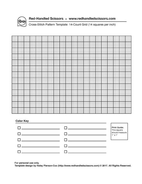 Ready to design your own cross-stitch patterns? Download printable cross-stitch graph paper templates in 14-count and 28-count grid sizes! Cross Stitch Grid, Printable Cross, Grid Paper, Graph Paper, Free Cross Stitch, Paper Template, Pattern Download, Counted Cross Stitch, Design Your Own