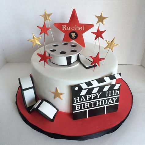 Movie Themed Birthday Cake Movie Theme Cake Ideas, Bollywood Cake Ideas, Bollywood Birthday Cake, Movie Theme Birthday Cake, Bollywood Theme Cake, Red Carpet Birthday Cake, Movie Themed Birthday Cake, Movie Cake Ideas, Hollywood Theme Cake