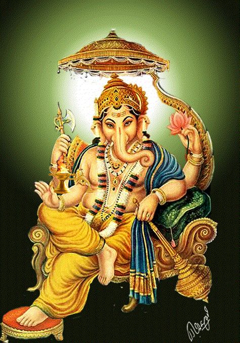 Ganesha Gif, Ganesh Chaturthi Gif, Gif Wallpapers, Ganesh Painting, Hindu Scriptures, Ganesha God, New Live Wallpaper, Ganesh Ji Images, Goddess Parvati