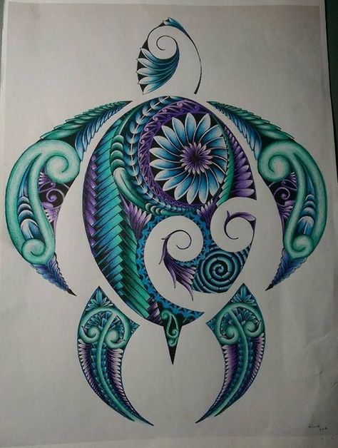 Maori Tattoo Frau, Hawaiian Turtle Tattoos, Tier Tattoo, Turtle Tattoo Designs, Maori Tattoos, Maori Tattoo Designs, Hawaiian Tattoo, Inspiration Tattoos, Disney Tattoo