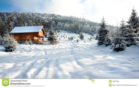 Photo about Winter landscape, house in the forest. Image of house, frost, single - 18397351 Landscape Photography Horizontal, Photography Horizontal, Winter Landscape Photography, Cafe Interior Design, Forest House, Types Of Photography, Autumn Forest, Photography Website, Winter Landscape