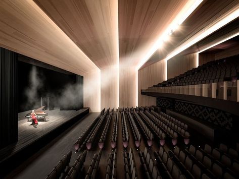 Theater Interior Design, Cinema Room Design, Auditorium Architecture, Modern Theatre, Auditorium Design, Presentation Board Design, Church Interior Design, Campus Design, Facade Architecture Design