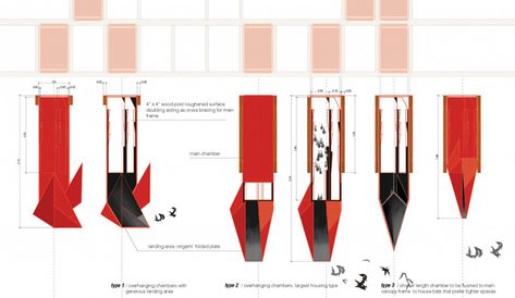 Bat Architecture, Bat Habitat, Bat House Plans, Bat Conservation, Common Vampire Bat, Bat House, Post Human, Restaurant Architecture, Eco Architecture