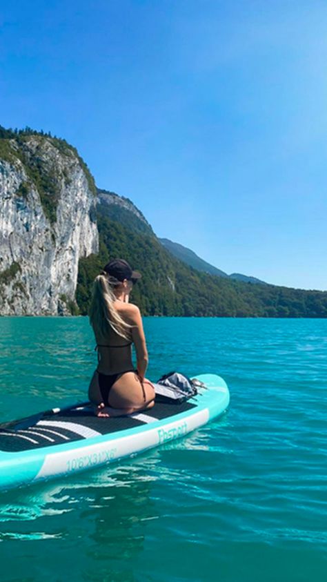 Experience the ultimate in water sports with our versatile inflatable paddle board. Durable, portable, and ready for your next adventure. Order now! Hit the link for the full description. #paddleboard #summeradventure #summerbucketlist #inflatablepaddleboard #standuppaddleboard #outdooradventures #paddleboarding #watersports #beachlife #adventuretime #exploreoutdoors #surfing Paddle Board Poses, Paddle Board Instagram Pictures, Paddle Board Photoshoot, Paddle Board Pics, Paddle Boarding Pictures Instagram, Stand Up Paddle Boarding Aesthetic, Paddleboard Aesthetic, Lake Inspo Pics, Paddleboarding Aesthetic