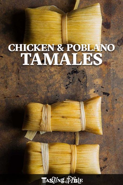 Poblano Tamales, Mexican Tamales, Homemade Tamales, Chicken Tamales, Tamale Recipe, Mexican Cooking, Hispanic Food, Latin Food, Mexican Food Recipes Authentic